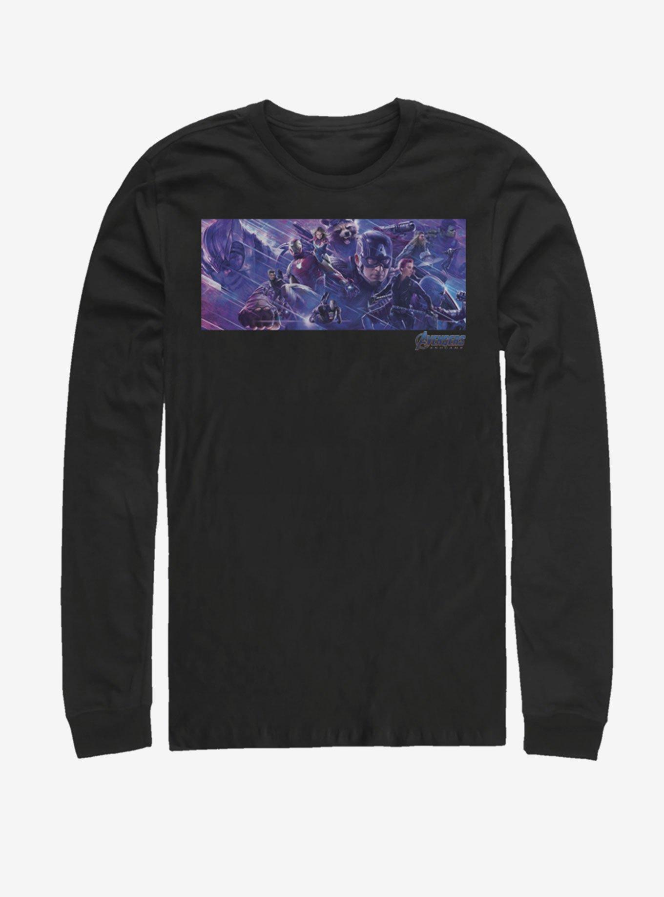 Marvel Avengers: Endgame Endgame Poster Long-Sleeve T-Shirt, BLACK, hi-res