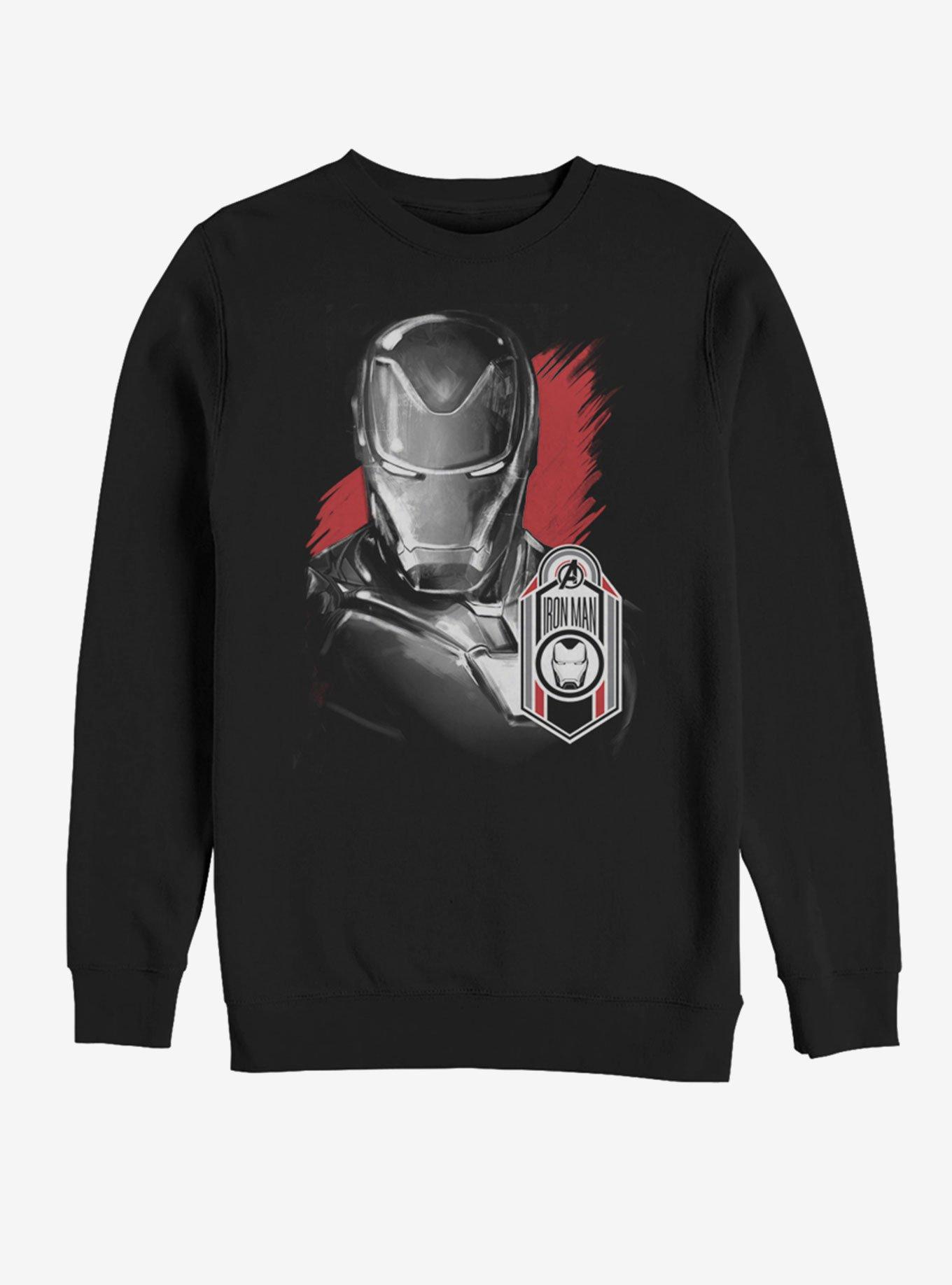 Marvel Avengers: Endgame Iron Man Tag Sweatshirt, BLACK, hi-res