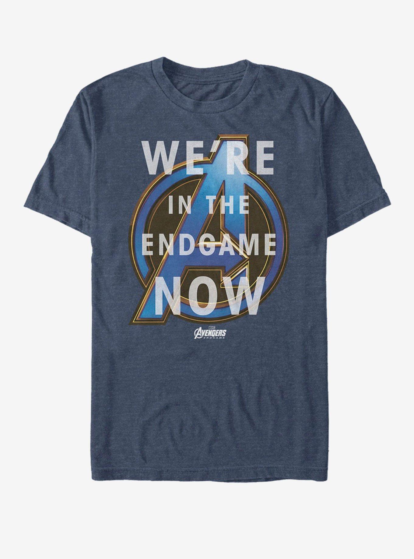 Marvel Avengers: Endgame Game Closing T-Shirt, NAVY HTR, hi-res