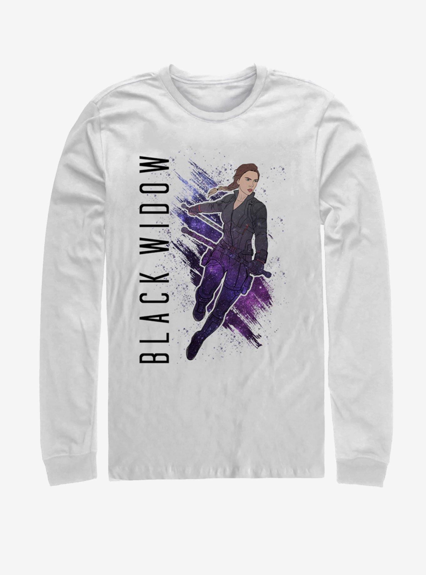 Marvel Avengers: Endgame Black Widow Painted Long-Sleeve T-Shirt, , hi-res