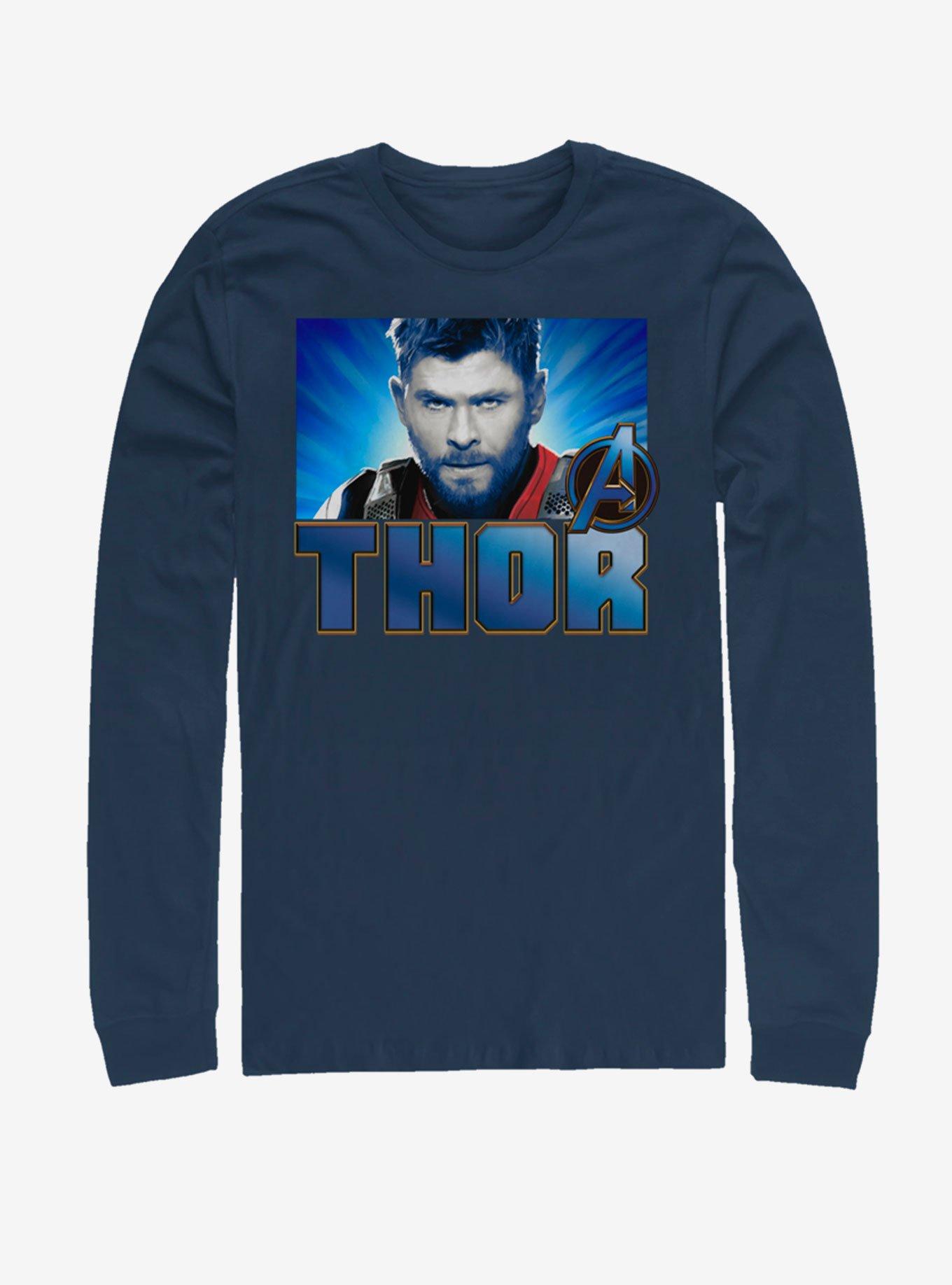 Marvel Avengers: Endgame Thor Gaze Long-Sleeve T-Shirt, , hi-res