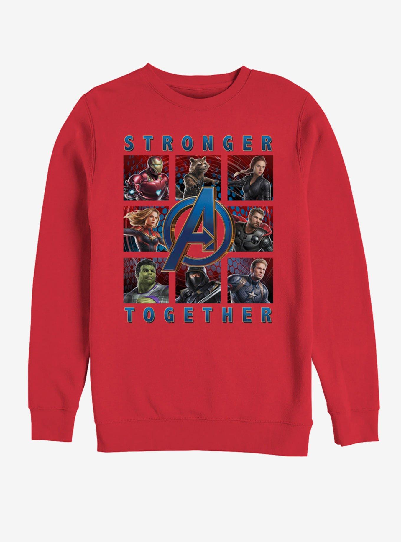 Marvel Avengers: Endgame Boxes Full of Avengers Sweatshirt, RED, hi-res