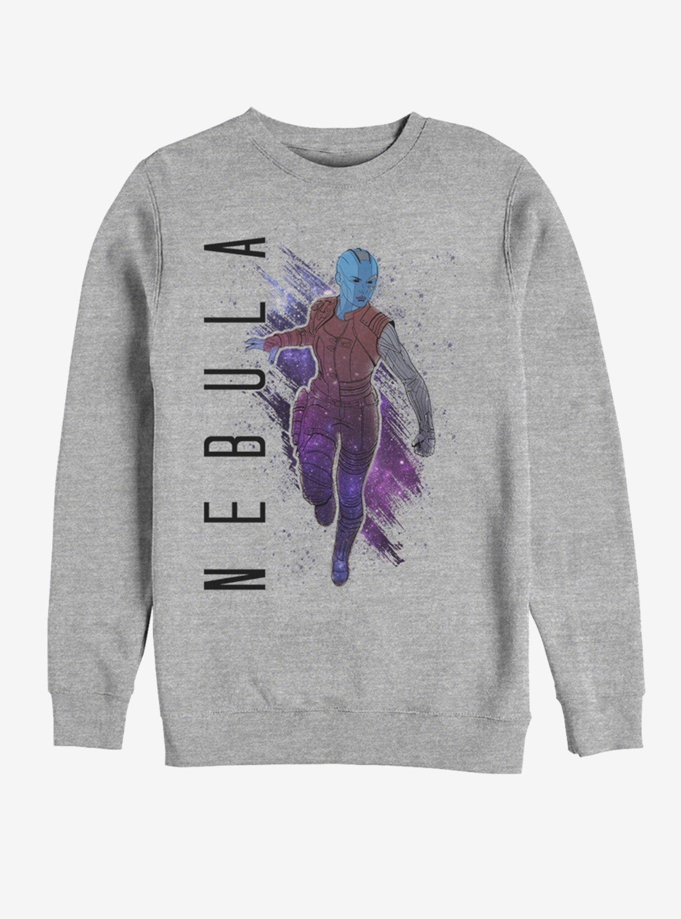 Marvel Avengers: Endgame Nebula Painted Sweatshirt, ATH HTR, hi-res