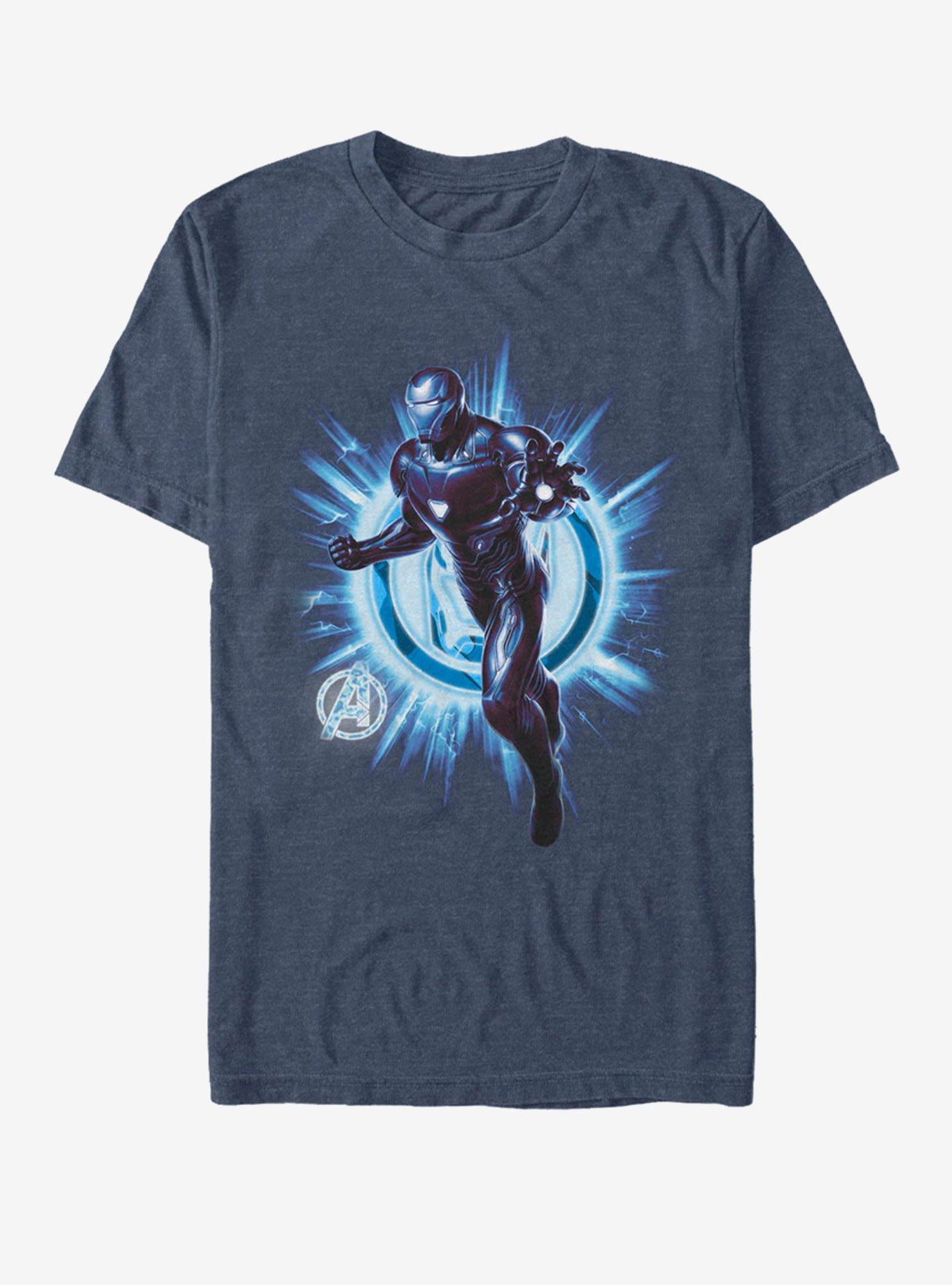 Marvel Avengers: Endgame Iron Man Endgame T-Shirt, NAVY HTR, hi-res