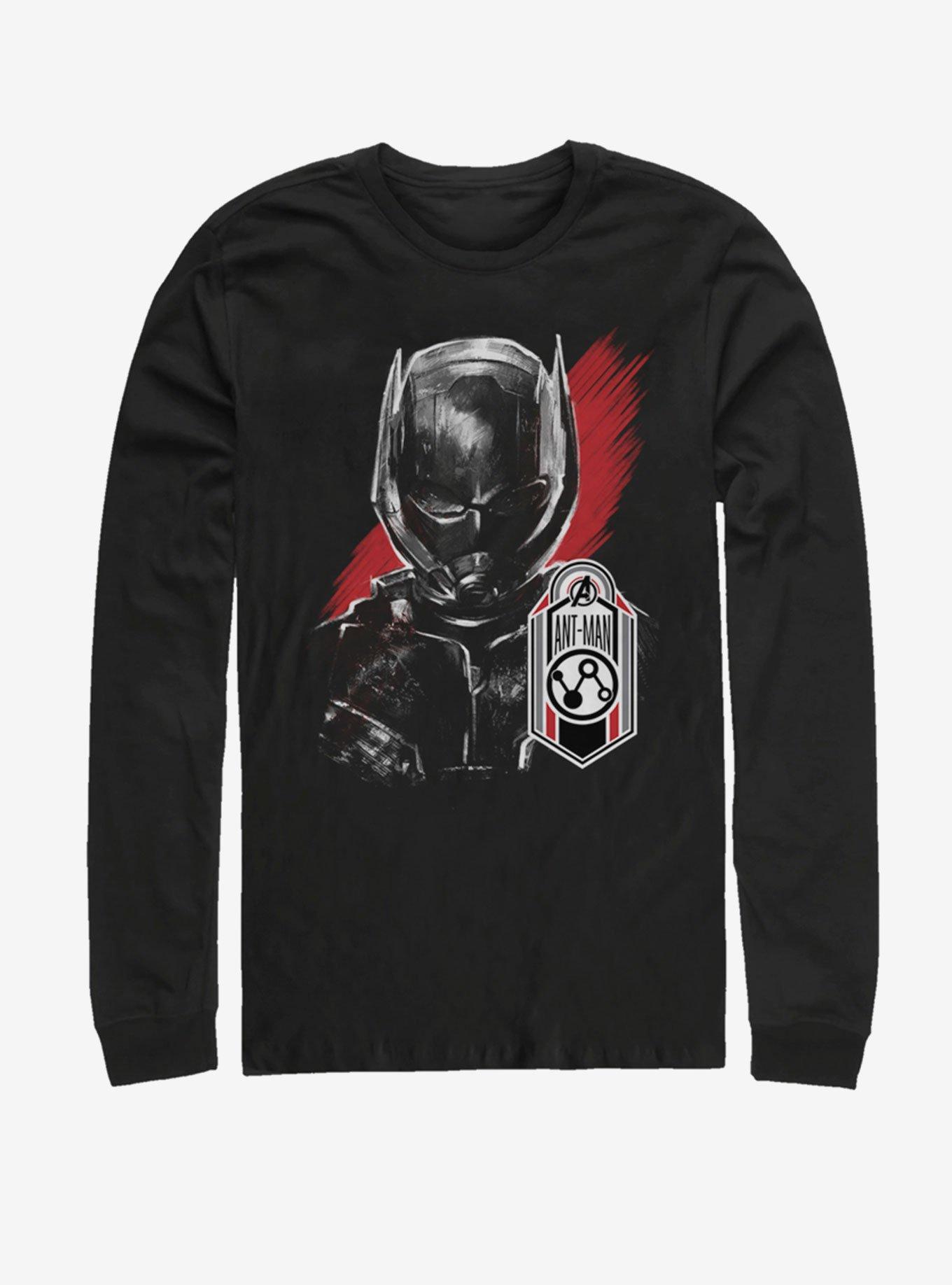 Marvel Avengers: Endgame Ant-Man Tag Long-Sleeve T-Shirt, BLACK, hi-res