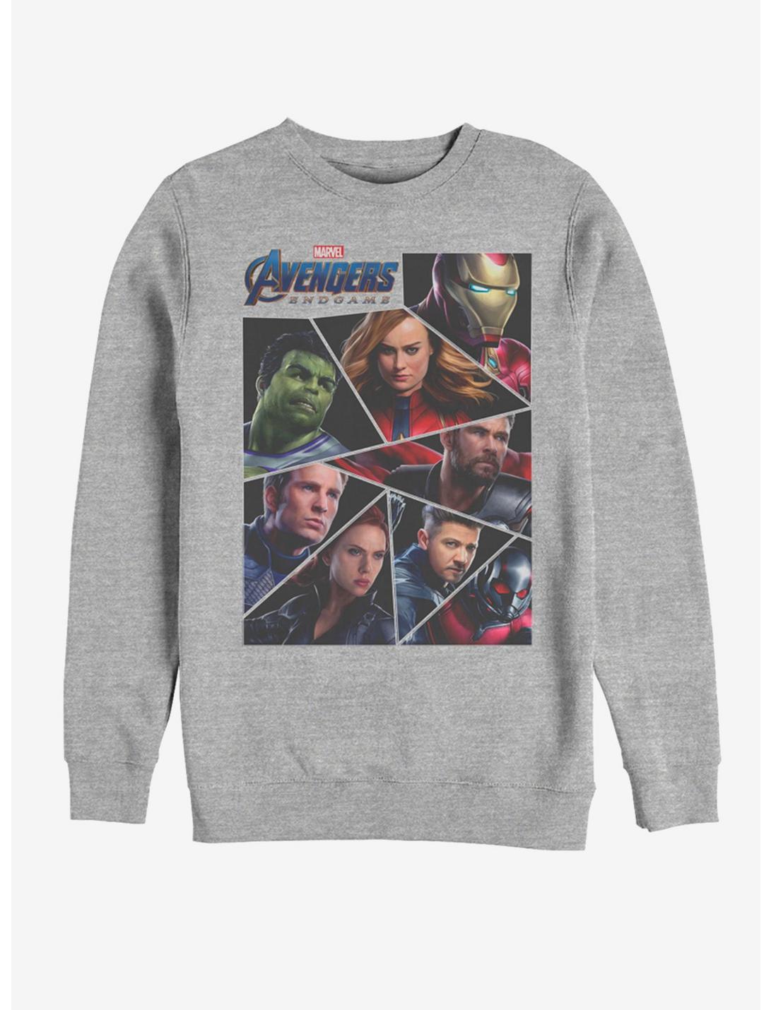 Marvel Avengers: Endgame Avengers Group Sweatshirt, ATH HTR, hi-res