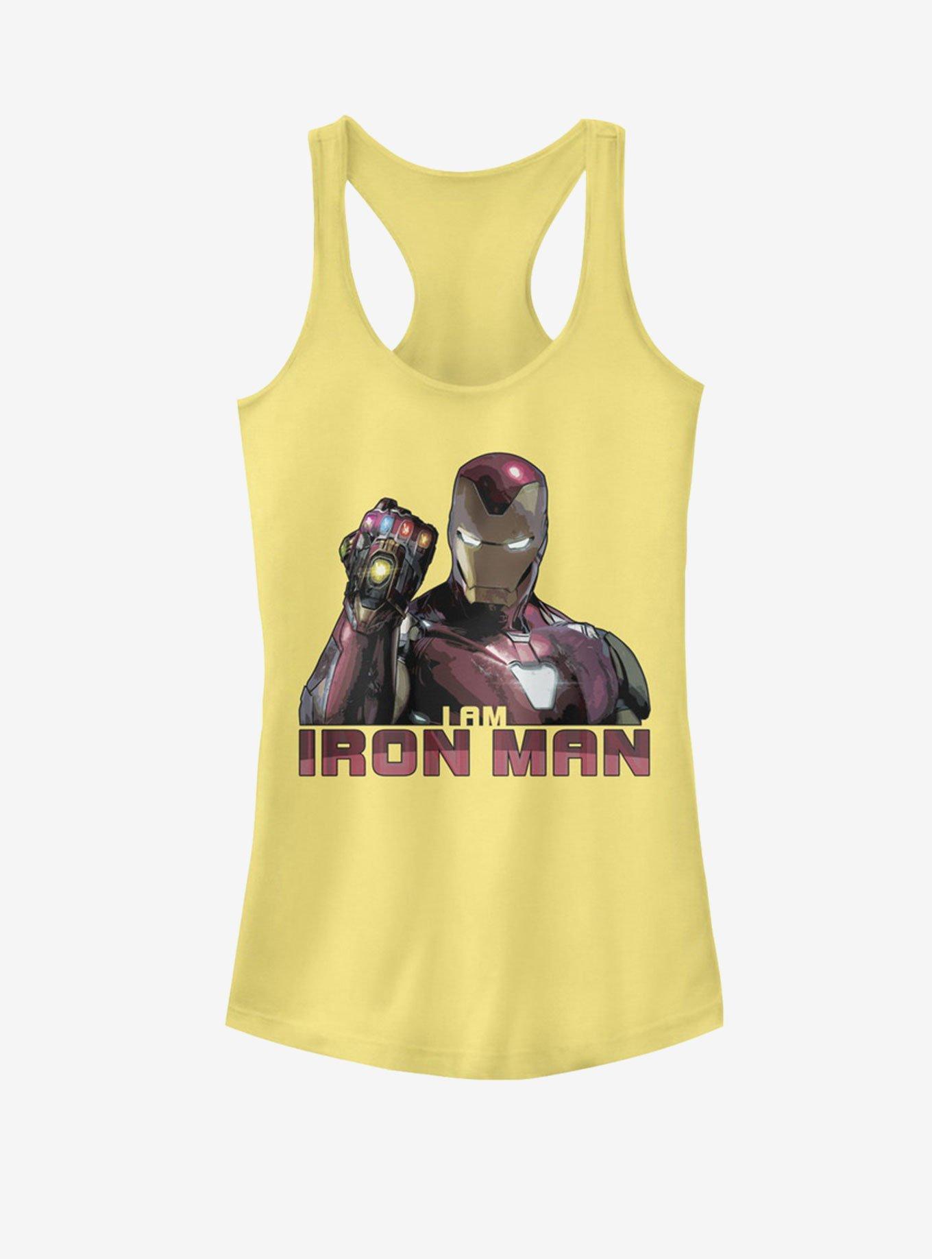 Marvel Avengers: Endgame Iron Man Stones Girls Tank, BANANA, hi-res