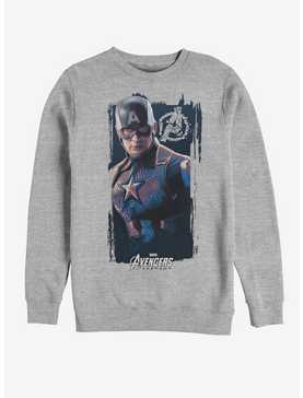 Marvel Avengers: Endgame Captain America Banner Sweatshirt, , hi-res