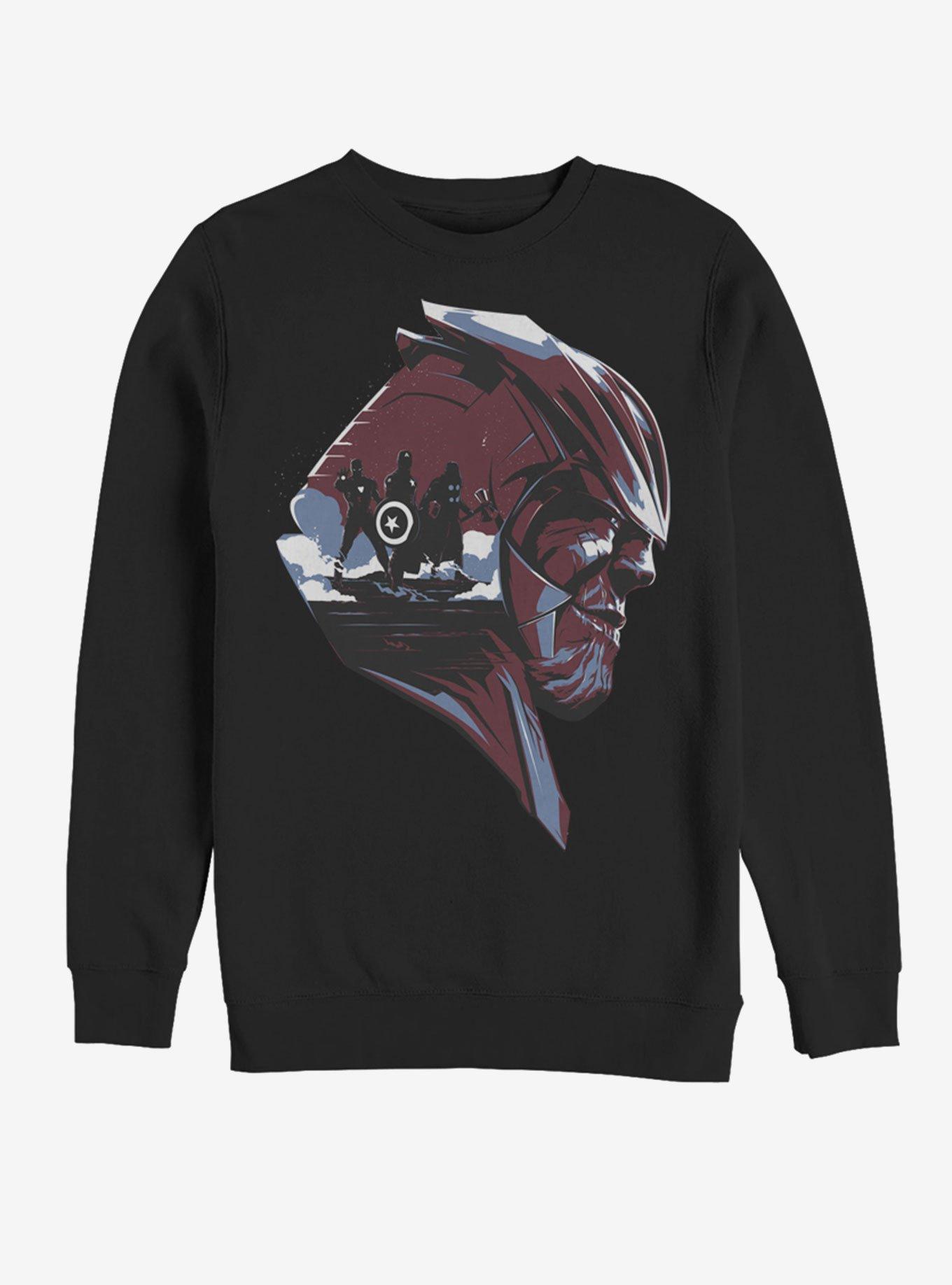 Marvel Avengers: Endgame Thanos Avengers Sweatshirt, BLACK, hi-res