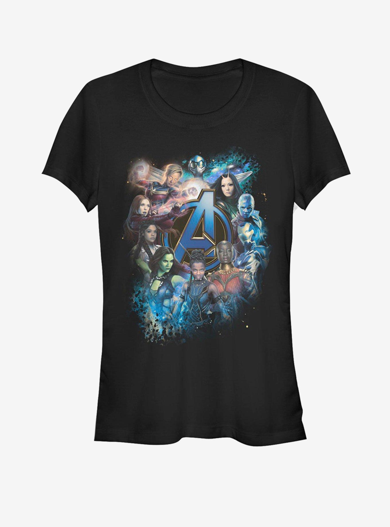 Marvel Avengers: Endgame Women Power Girls T-Shirt, BLACK, hi-res