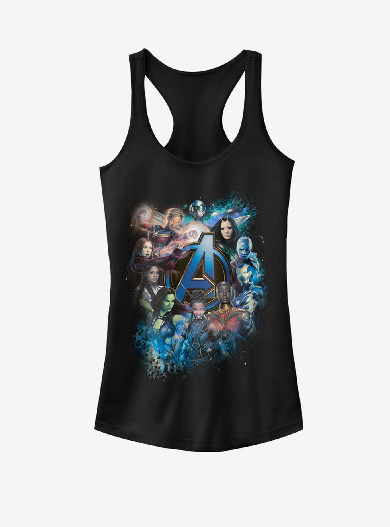 Marvel Avengers: Endgame Women Power Girls Tank, BLACK, hi-res