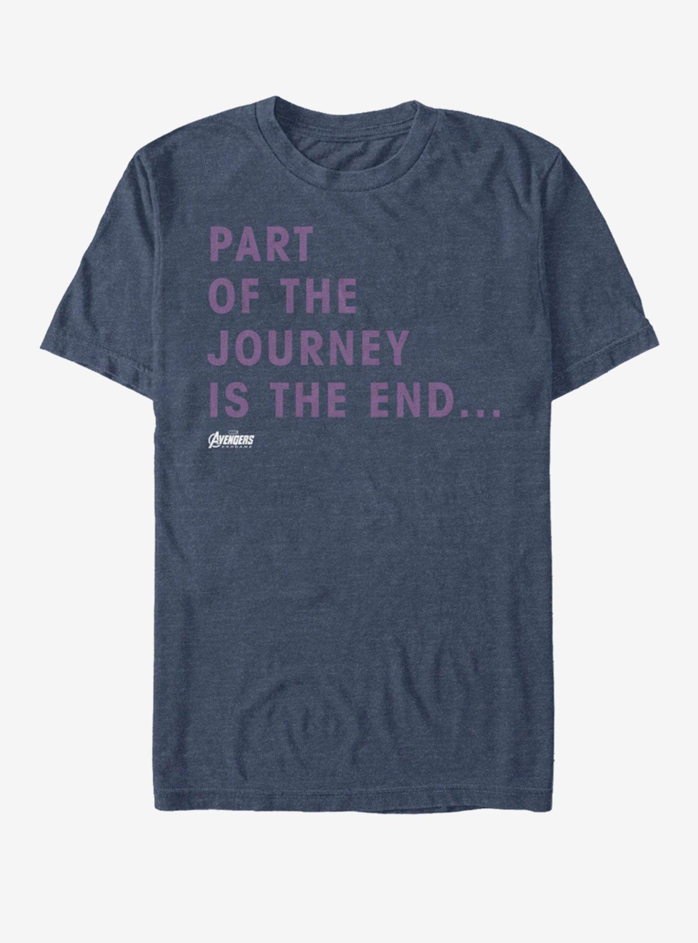 Marvel Avengers: Endgame Journey Ending T-Shirt, NAVY HTR, hi-res