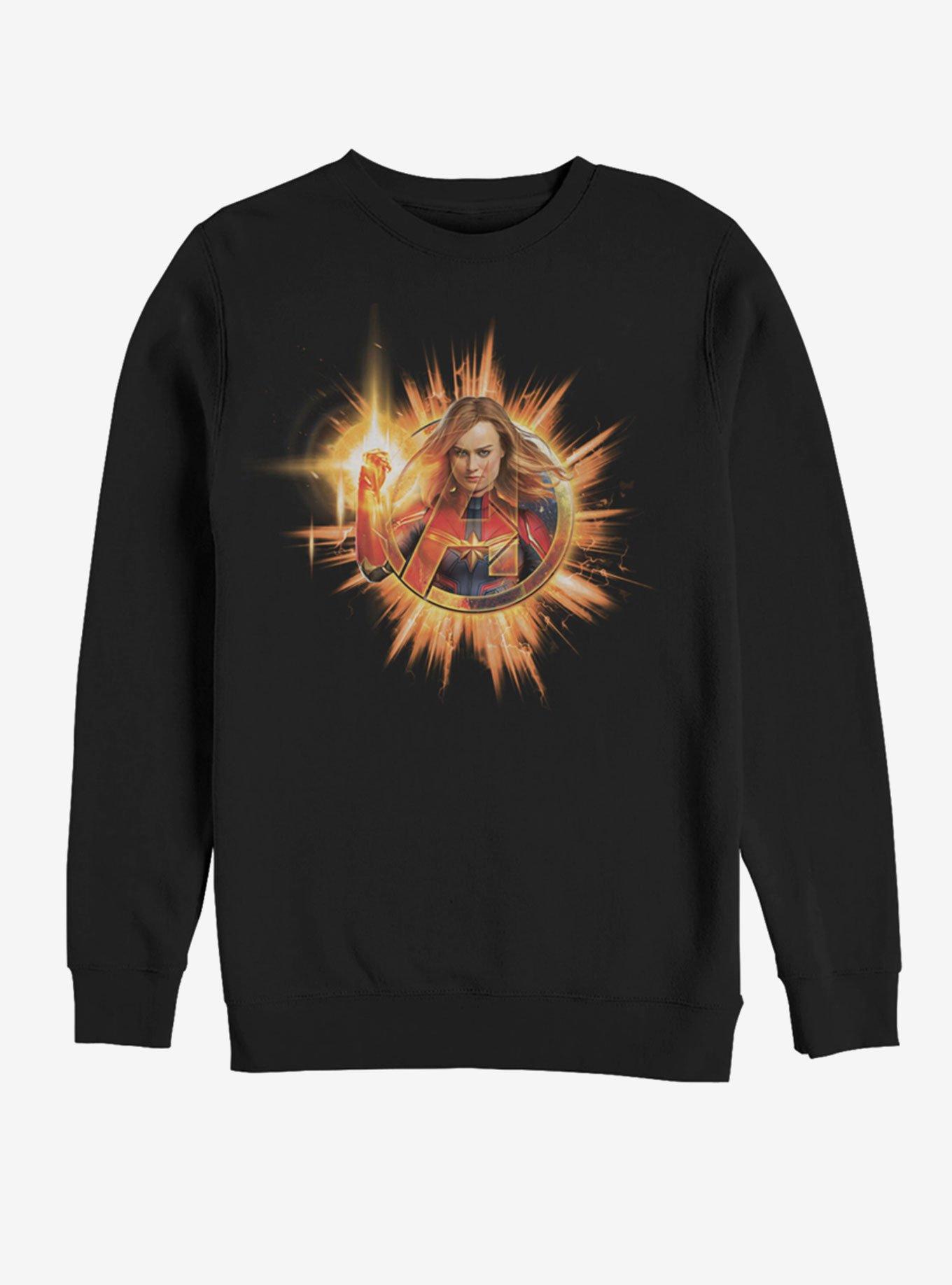 Marvel Avengers: Endgame Fire Marvel Sweatshirt, BLACK, hi-res