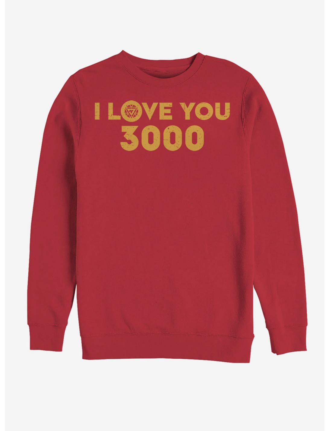Marvel Avengers: Endgame Love 3000 Sweatshirt, RED, hi-res