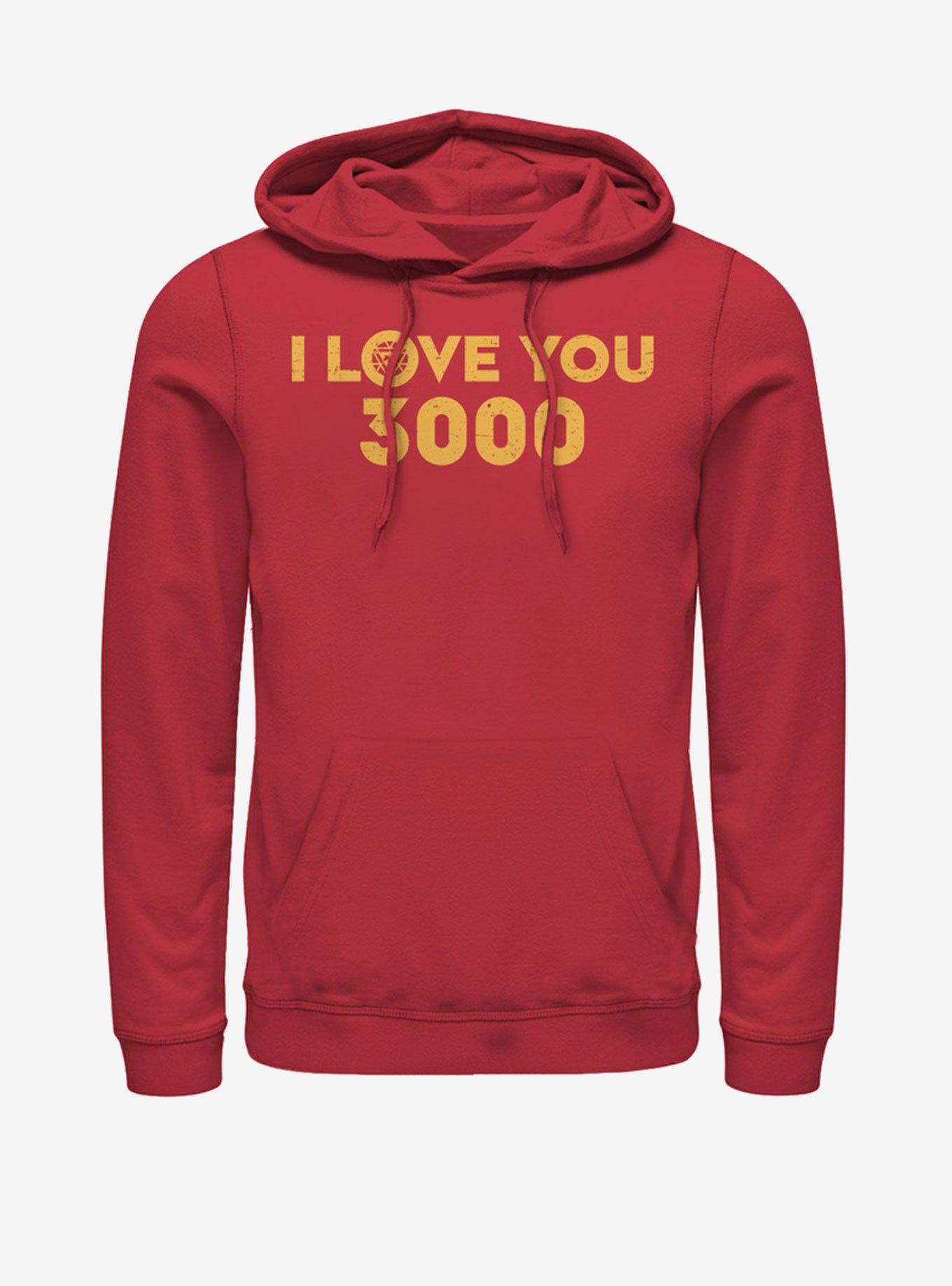 Marvel Avengers: Endgame Love 3000 Hoodie, RED, hi-res