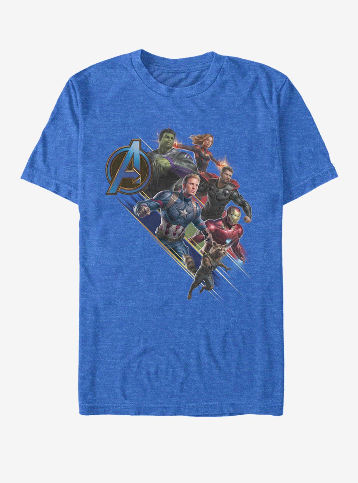 Marvel Avengers: Endgame Angled Shot T-Shirt, ROY HTR, hi-res