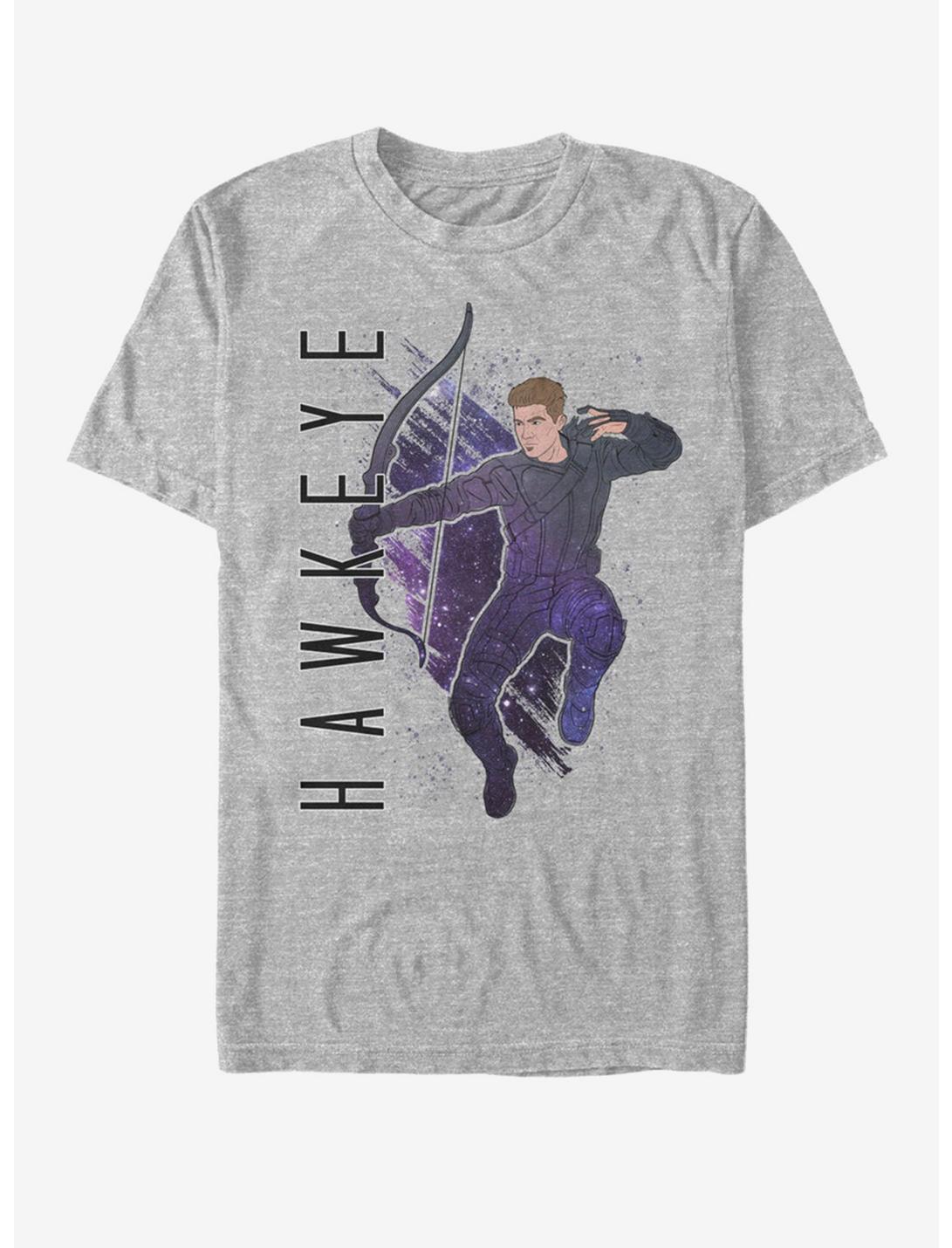 Marvel Avengers: Endgame Hawkeye Painted T-Shirt, ATH HTR, hi-res