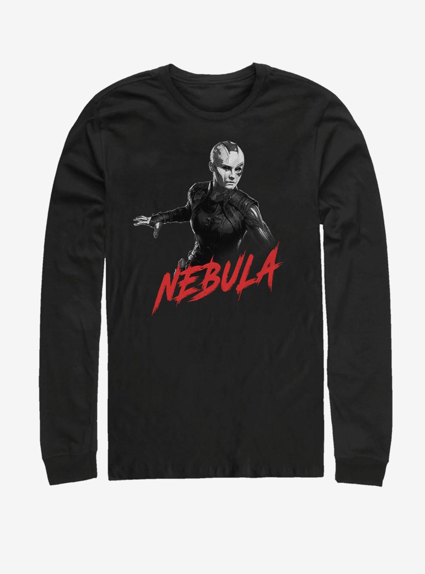 Marvel Avengers: Endgame High Contrast Nebula Long-Sleeve T-Shirt, BLACK, hi-res