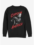 Marvel Avengers: Endgame High Contrast America Sweatshirt, BLACK, hi-res