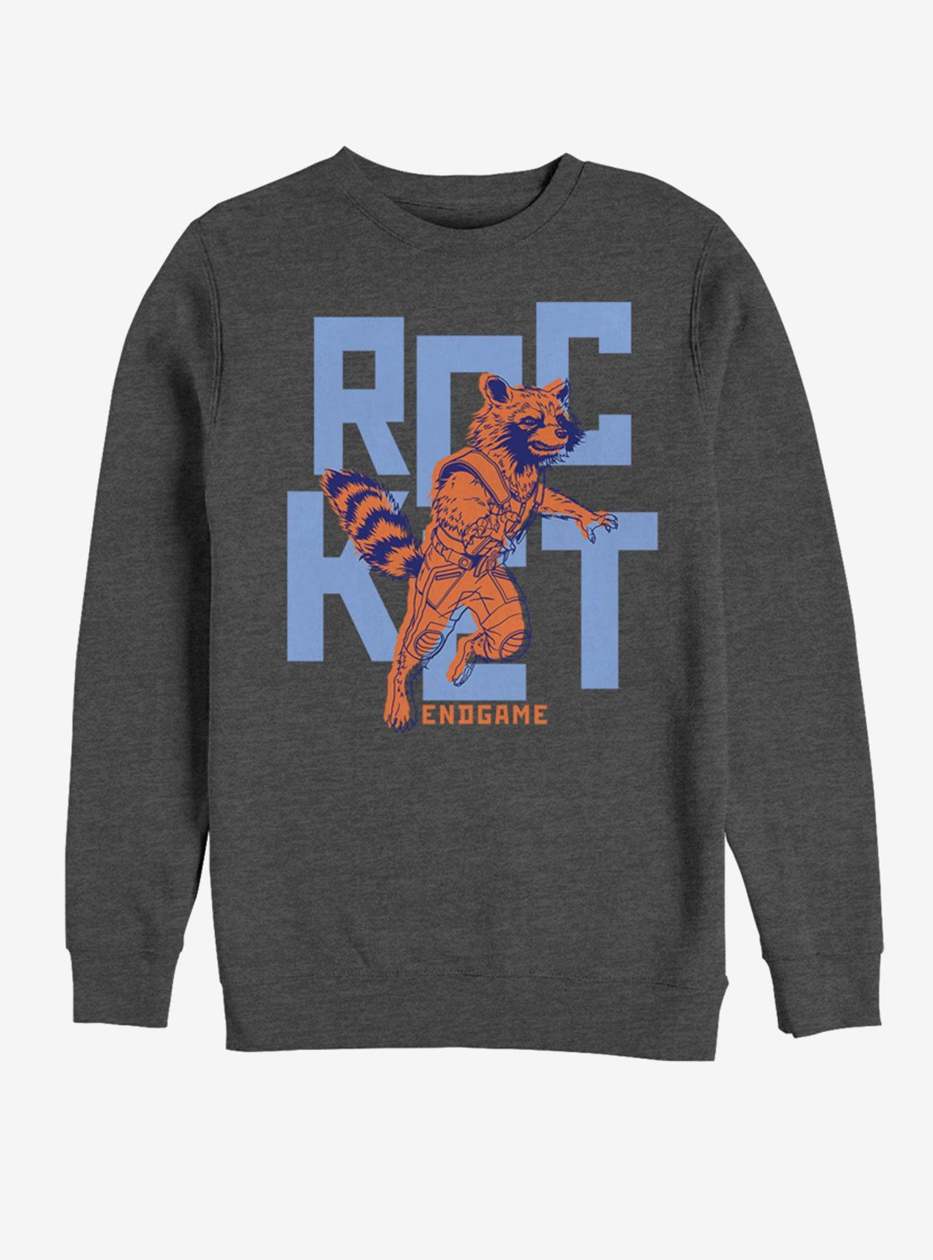 Marvel Avengers: Endgame Text Pop Rocket Sweatshirt, , hi-res