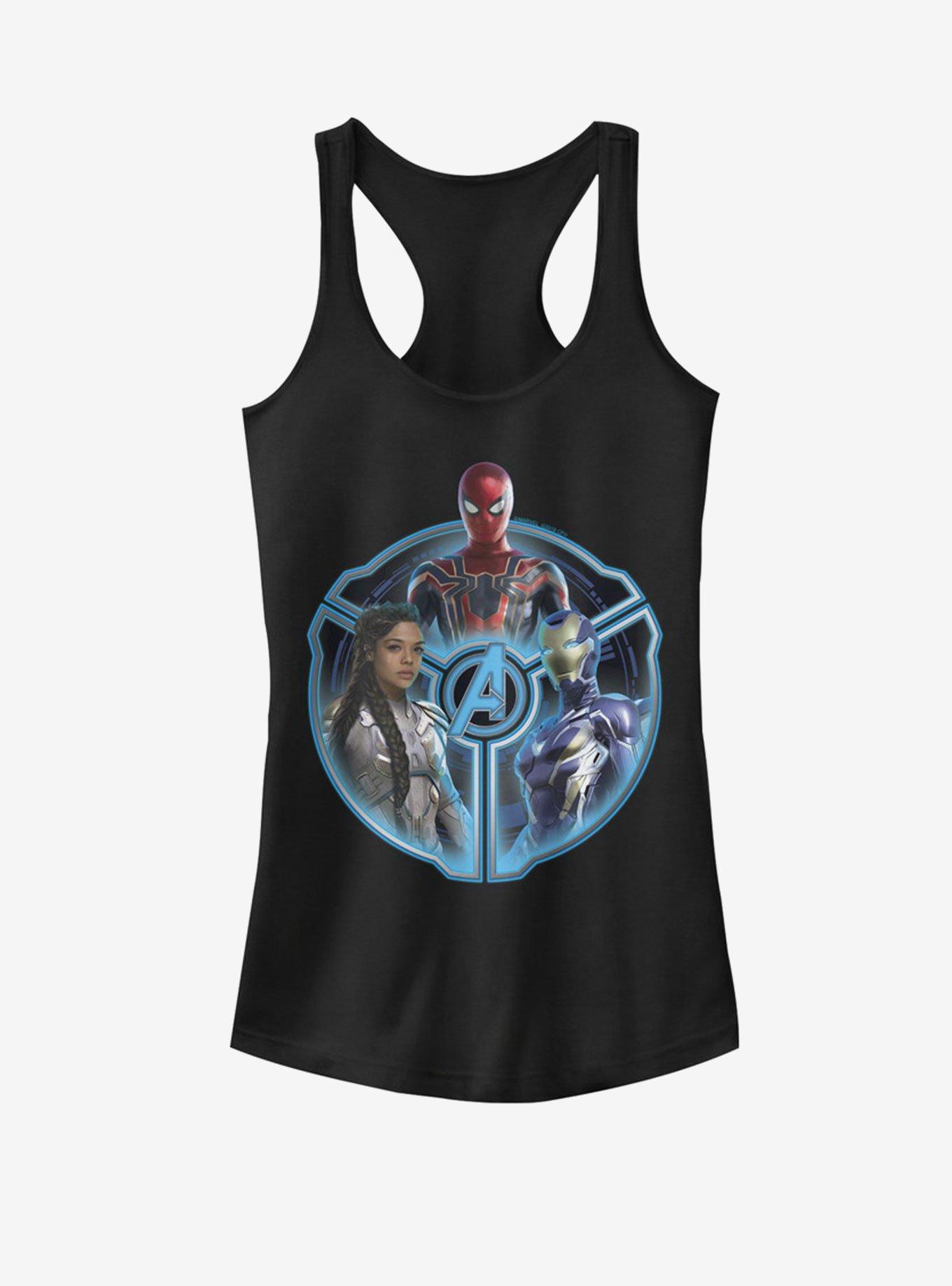 Marvel Avengers: Endgame Trio Sigil Girls Tank, BLACK, hi-res