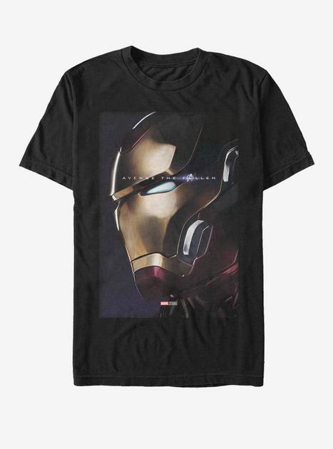 Marvel Avengers: Endgame Iron Man Profile T-Shirt - BLACK | Hot Topic