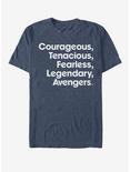 Marvel Avengers: Endgame Name List T-Shirt, NAVY HTR, hi-res