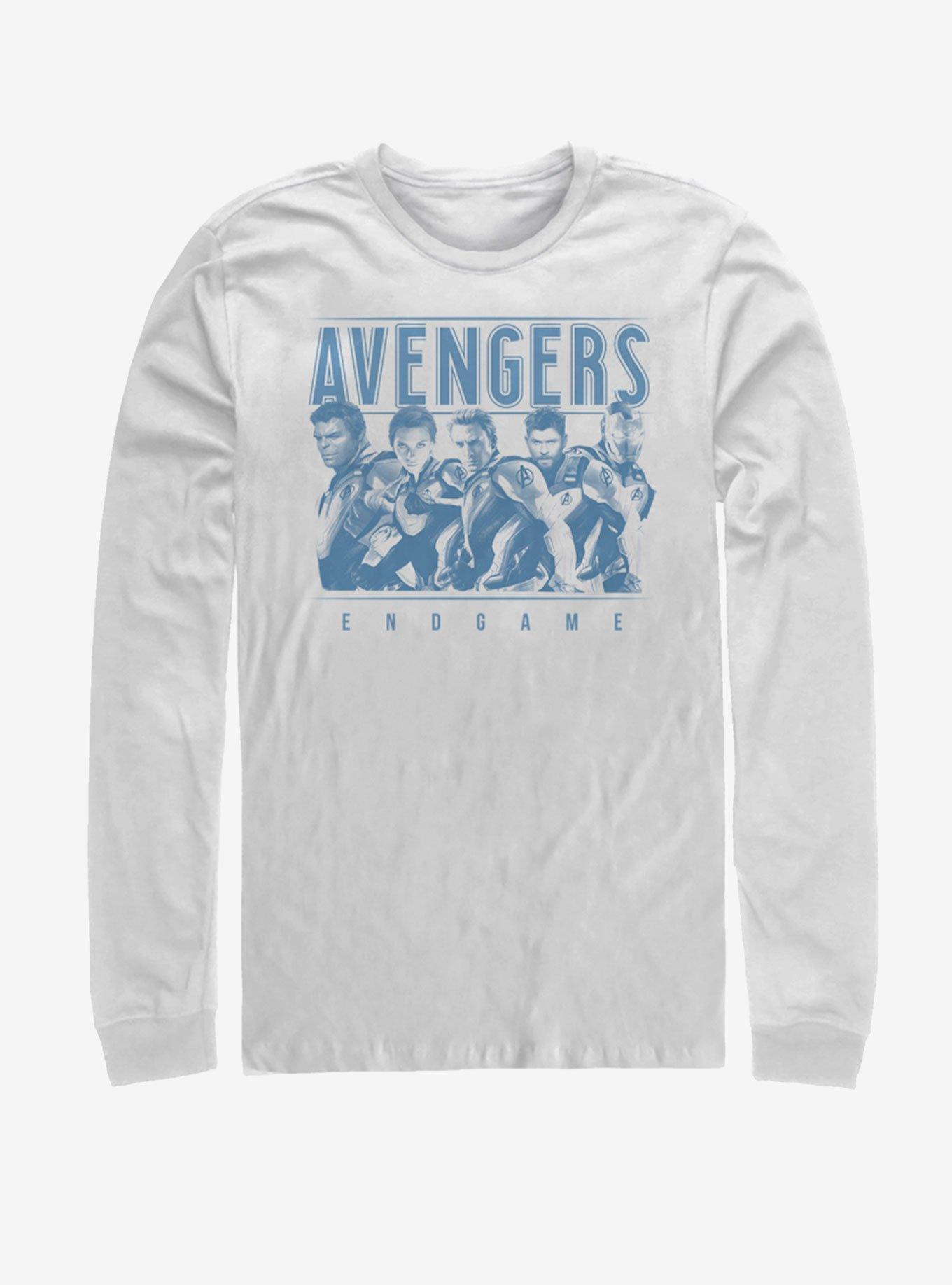 Marvel Avengers: Endgame Avenger Endgame Group Long-Sleeve T-Shirt, WHITE, hi-res