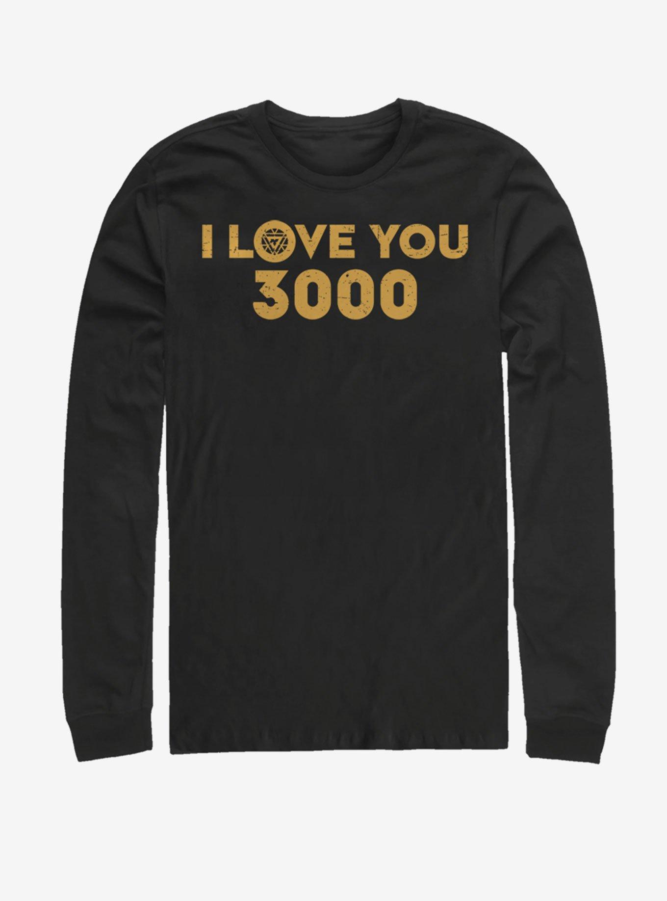 Marvel Avengers: Endgame Love 3000 Long-Sleeve T-Shirt, BLACK, hi-res