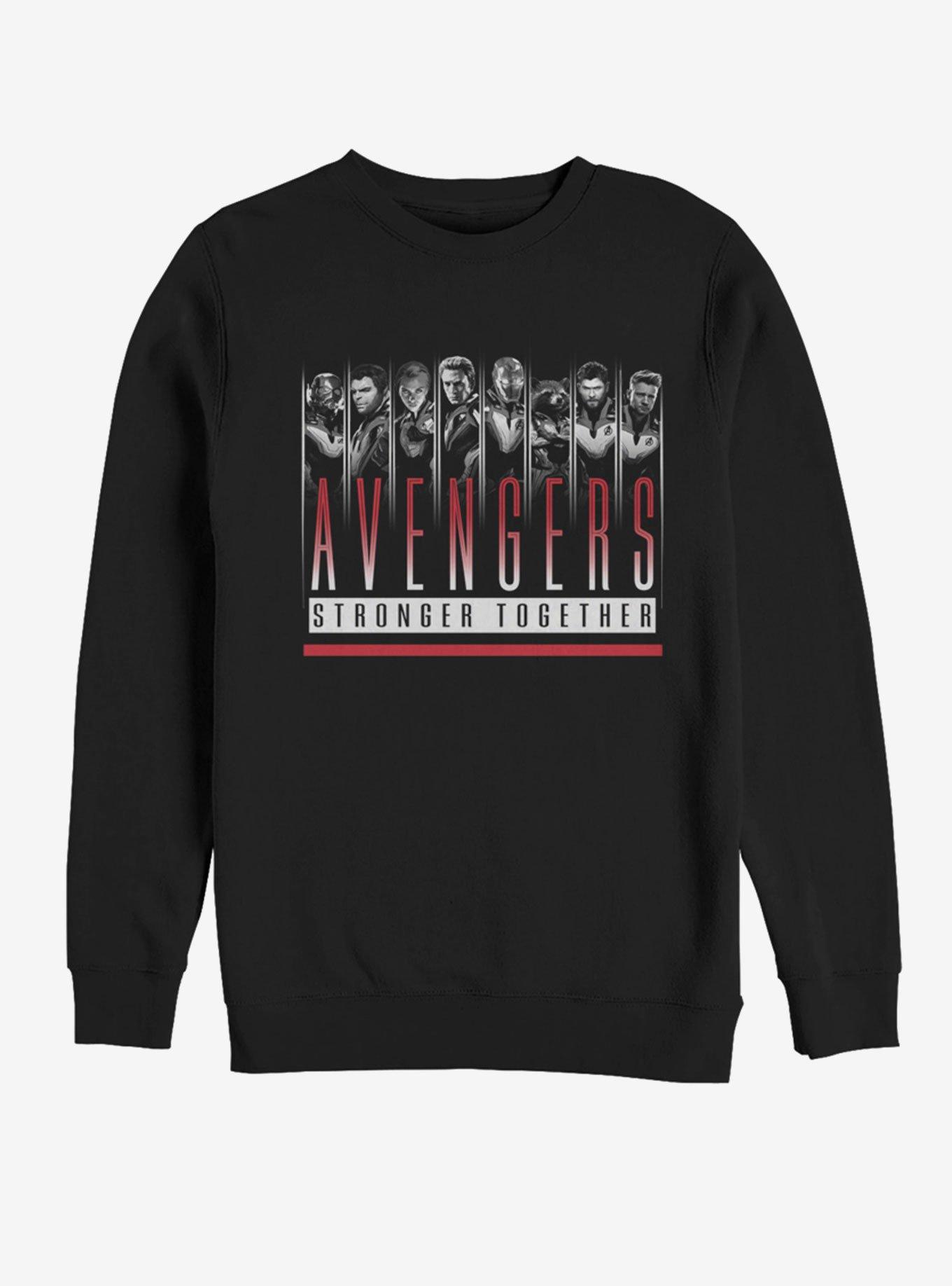 Marvel Avengers: Endgame Avengers Together Sweatshirt, BLACK, hi-res