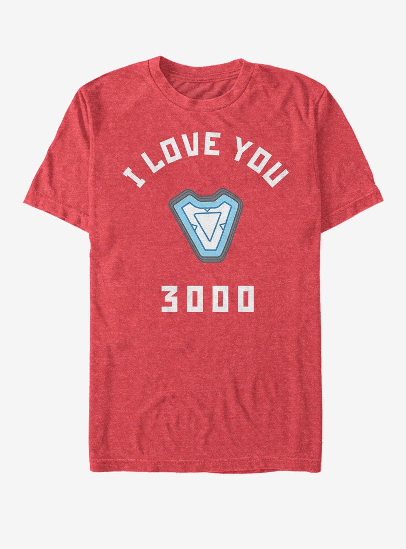 Marvel Avengers: Endgame Three Thousand T-Shirt, RED HTR, hi-res
