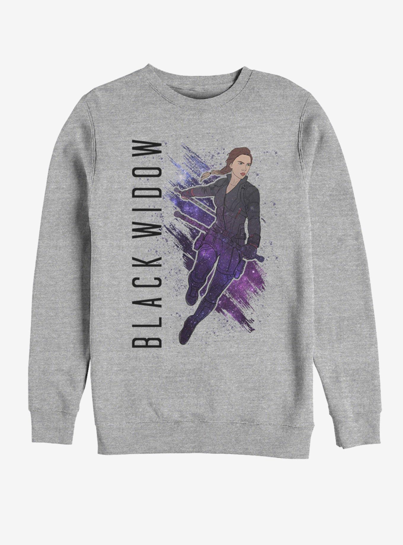 Marvel Avengers: Endgame Black Widow Painted Sweatshirt, , hi-res