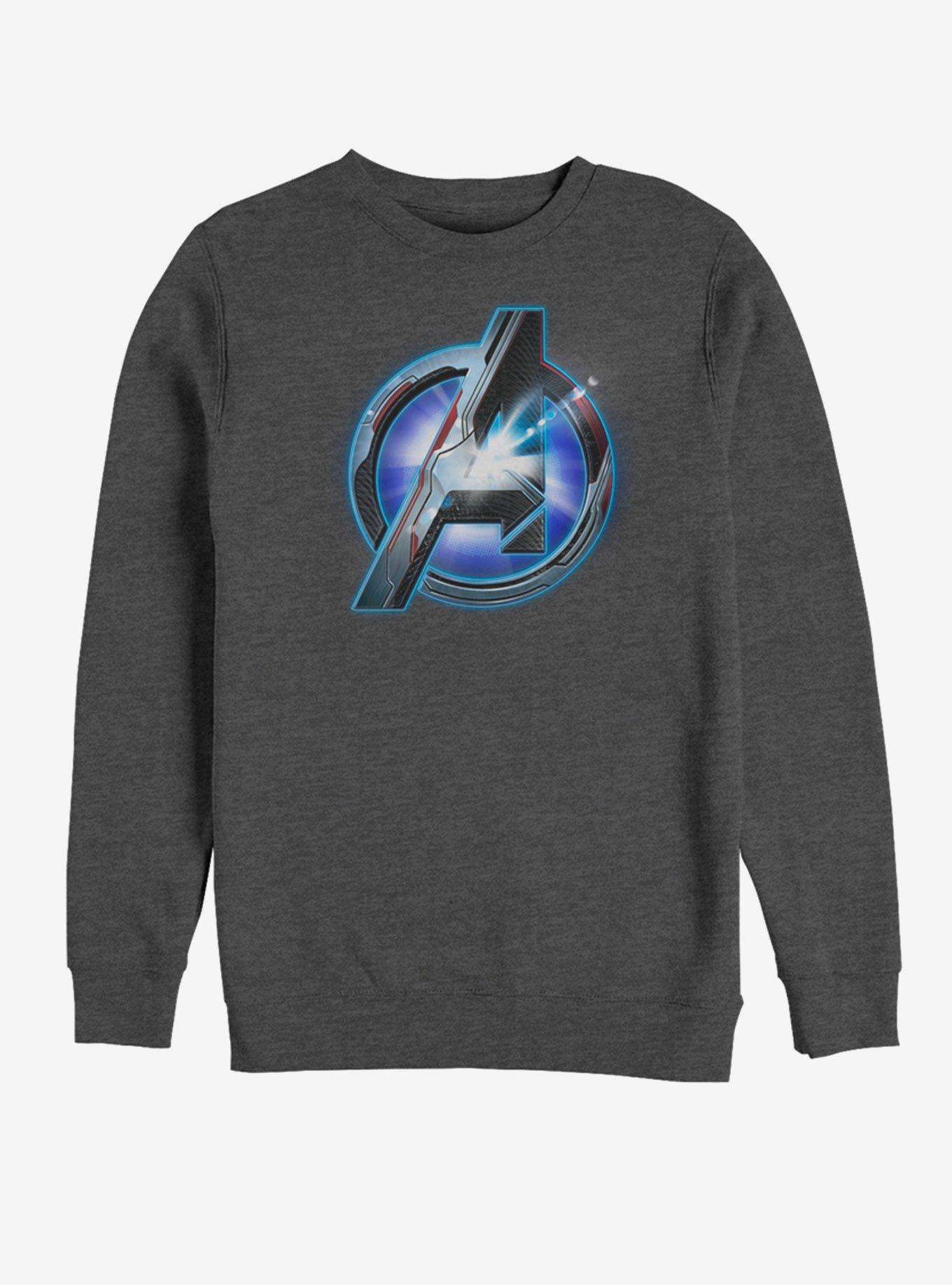Marvel Avengers: Endgame Tech Logo Sweatshirt, CHAR HTR, hi-res