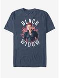 Marvel Avengers: Endgame Black Widow Burst T-Shirt, NAVY HTR, hi-res