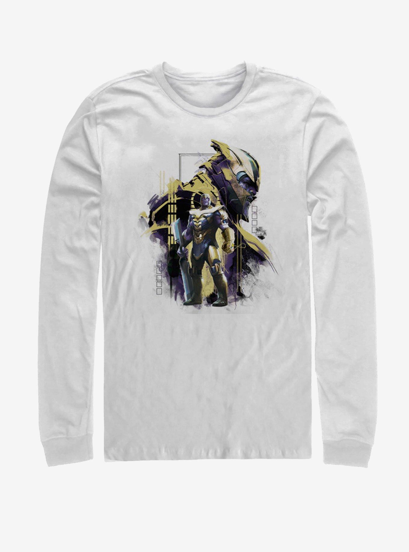 Marvel Avengers: Endgame Titan Frame Long-Sleeve T-Shirt, WHITE, hi-res