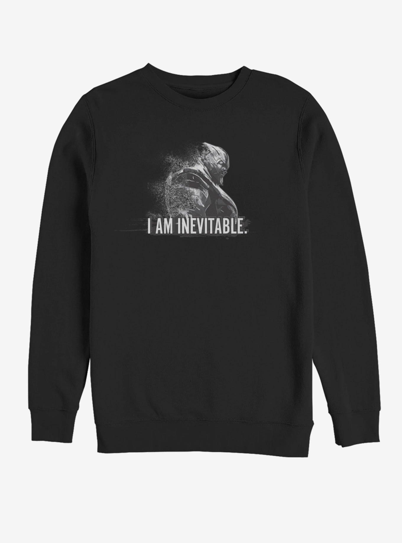 Marvel Avengers: Endgame Thanos Inevitable Sweatshirt, BLACK, hi-res