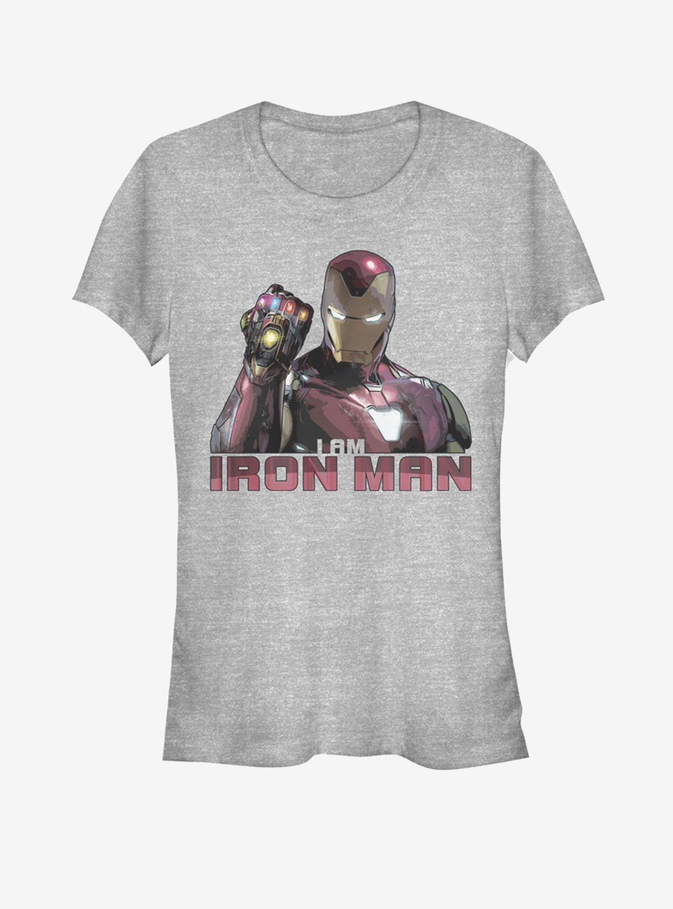 Marvel Avengers: Endgame Iron Man Stones Girls T-Shirt, ATH HTR, hi-res