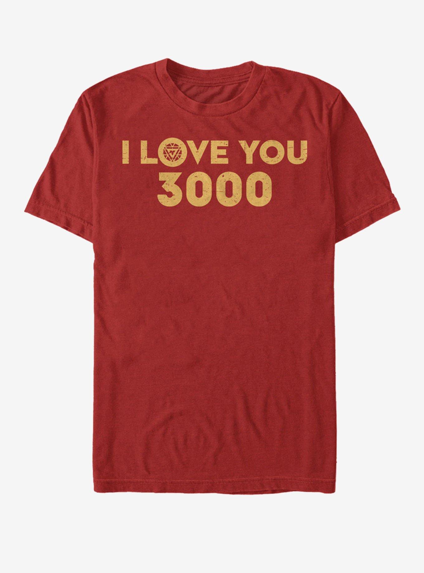 Marvel Avengers: Endgame Love 3000 T-Shirt, RED, hi-res