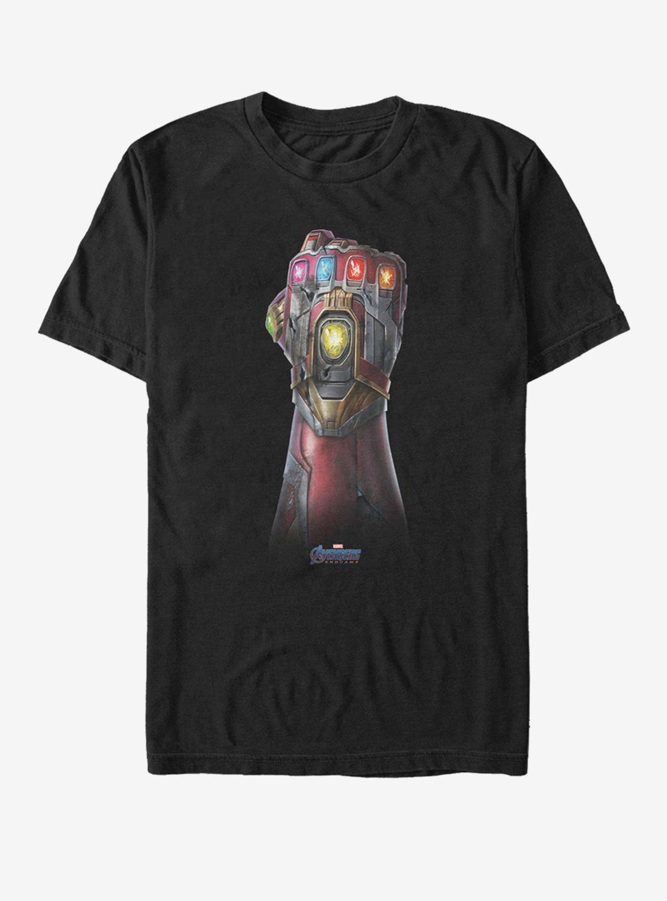 Marvel Avengers: Endgame Iron Man Gauntlet T-Shirt, BLACK, hi-res