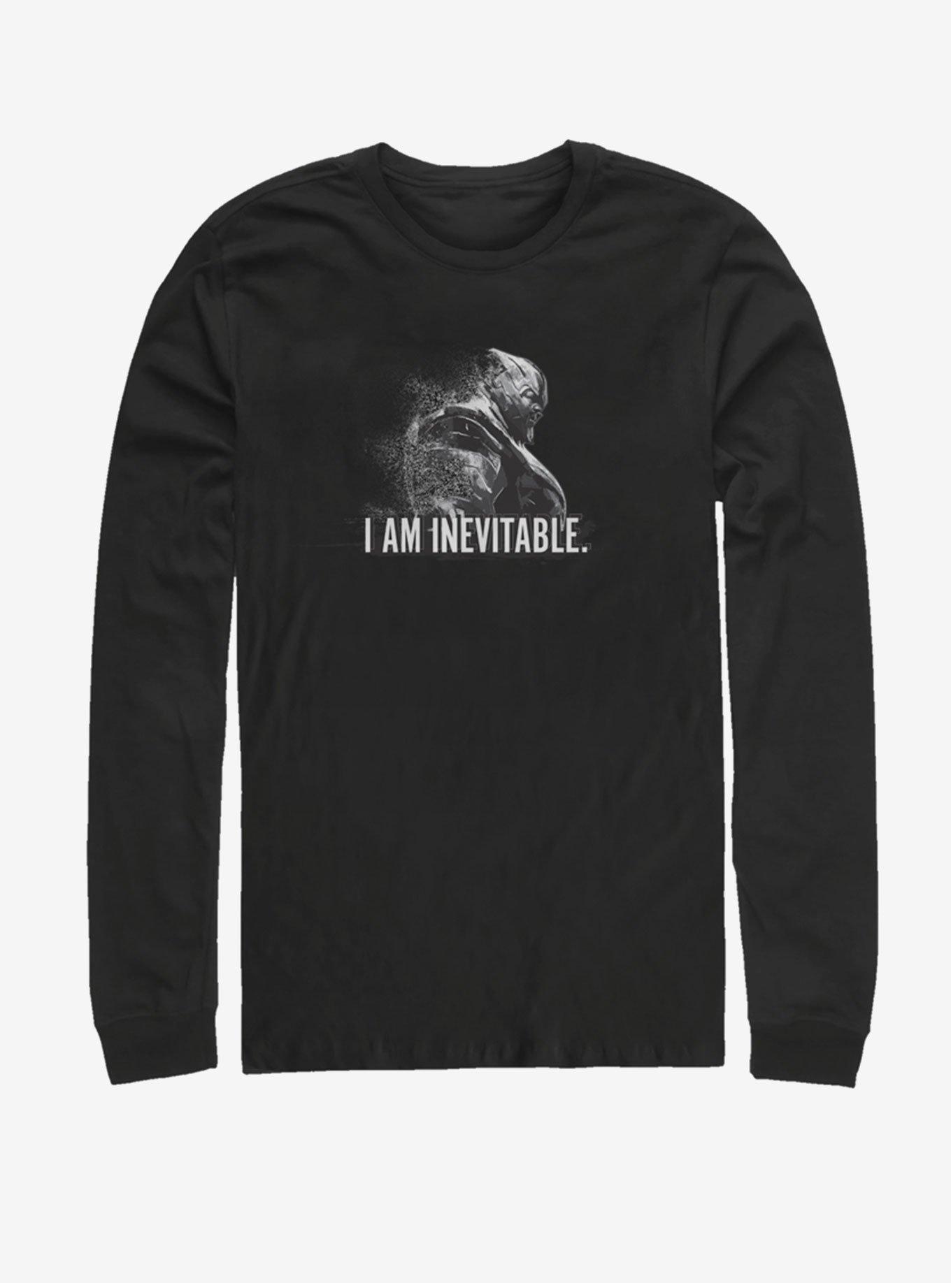 Marvel Avengers: Endgame Thanos Inevitable Long-Sleeve T-Shirt, , hi-res