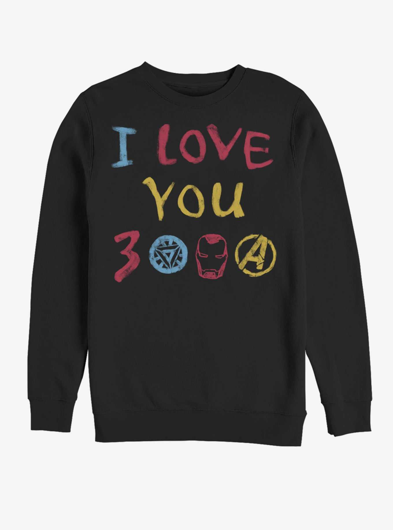 Marvel Avengers: Endgame Love Hand Drawn Sweatshirt, , hi-res