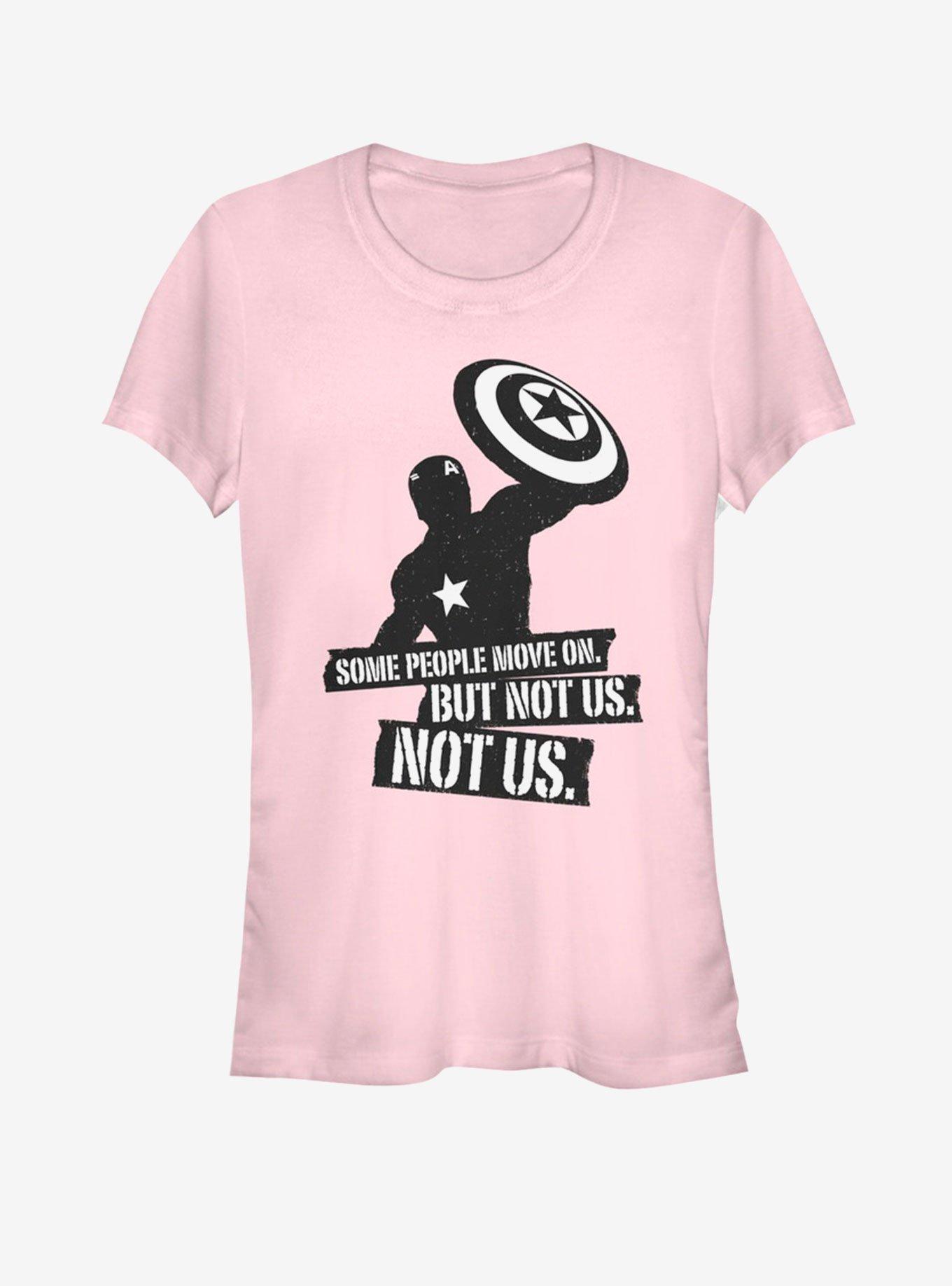 Marvel Avengers: Endgame Fighting Captain America Girls T-Shirt, LIGHT PINK, hi-res