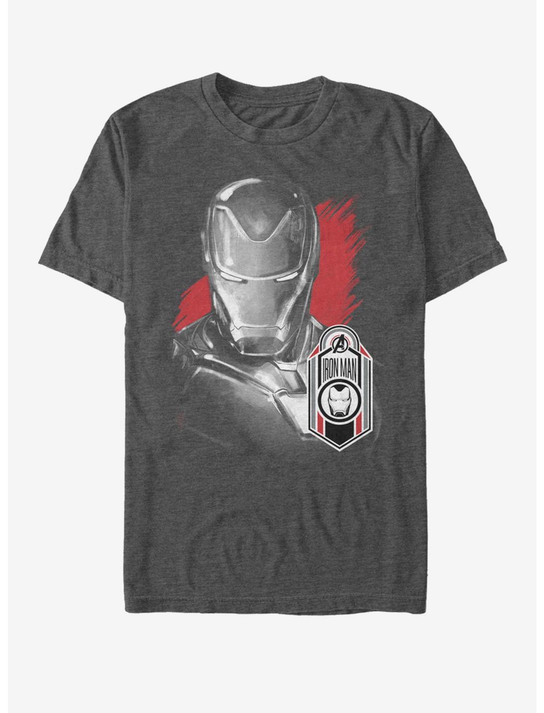 Marvel Avengers: Endgame Iron Man Tag T-Shirt, CHAR HTR, hi-res