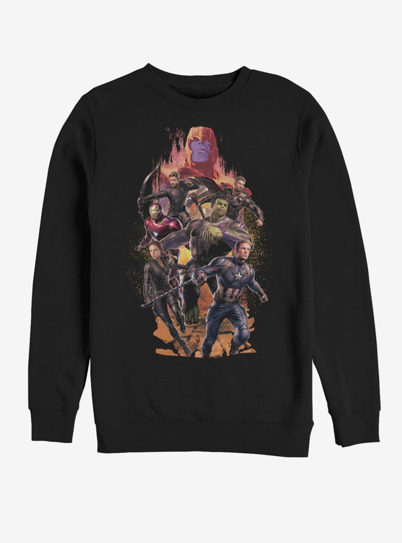 Marvel Avengers: Endgame Final Battle Sweatshirt, BLACK, hi-res