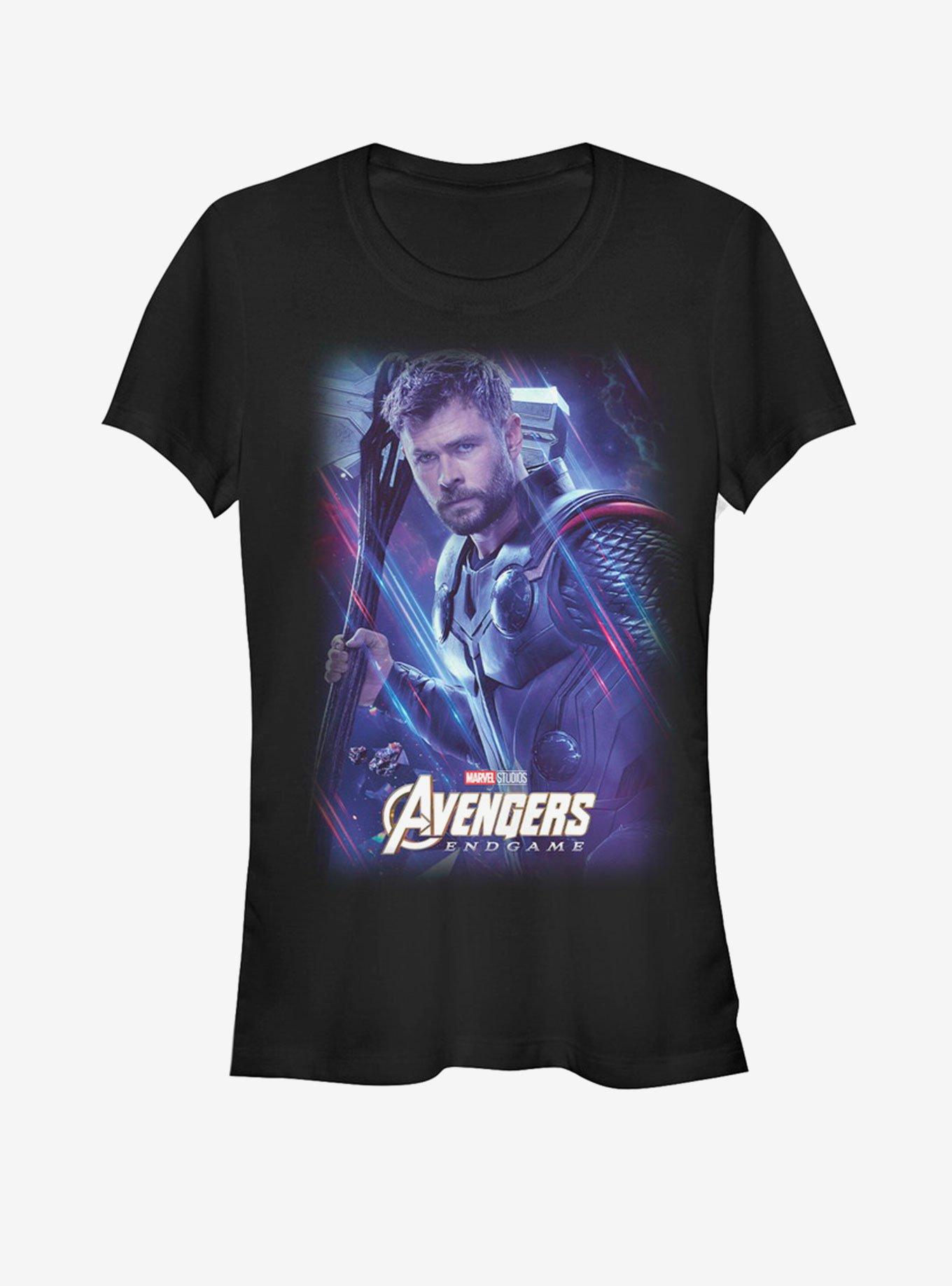 Marvel Avengers: Endgame Space Thor Girls T-Shirt - BLACK | Hot Topic