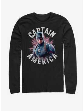 Marvel Avengers: Endgame Captain America Burst Long-Sleeve T-Shirt, , hi-res