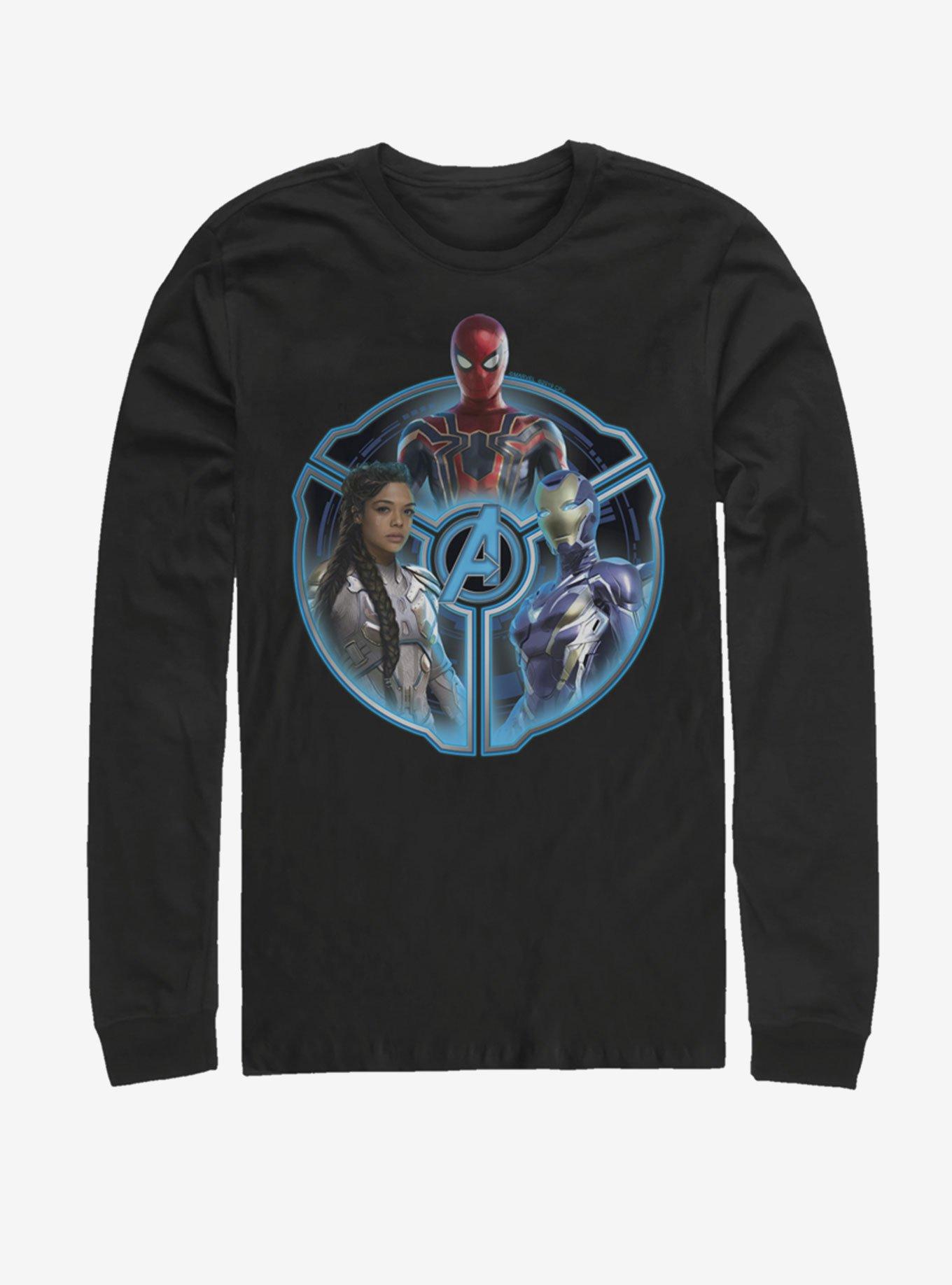 Marvel Avengers: Endgame Trio Sigil Long-Sleeve T-Shirt, BLACK, hi-res