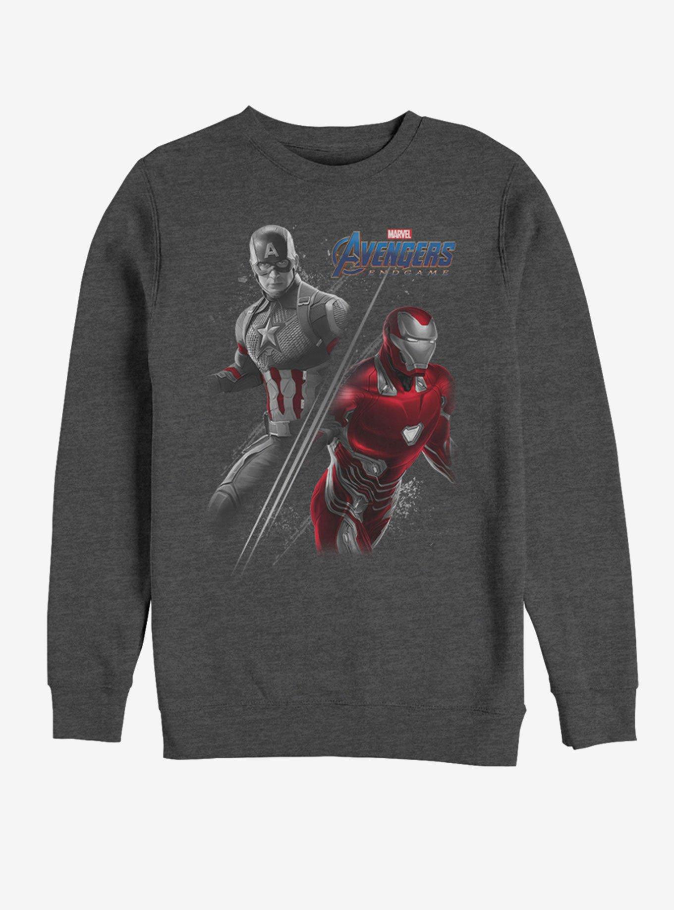 Marvel Avengers: Endgame Captain America and Iron Man Sweatshirt, , hi-res