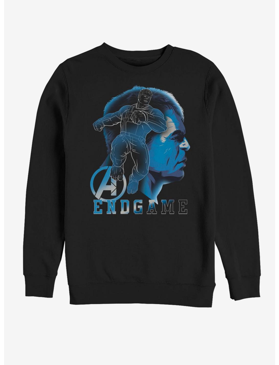 Marvel Avengers: Endgame Hulk Endgame Silhouette Sweatshirt, BLACK, hi-res