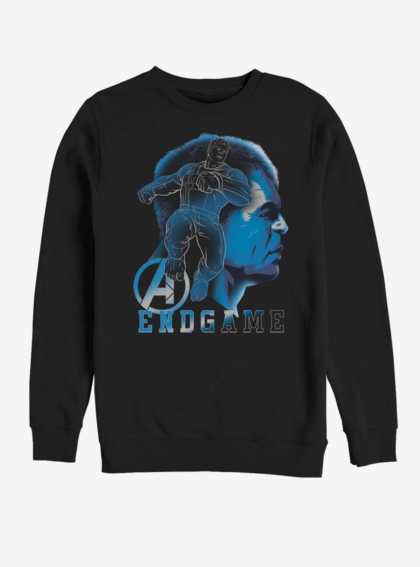 Marvel Avengers: Endgame Hulk Endgame Silhouette Sweatshirt, BLACK, hi-res